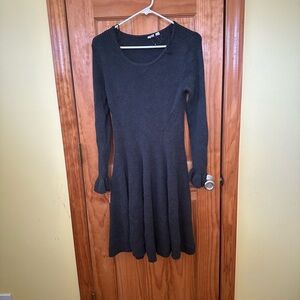 GAP Charcoal Long Sleeve Dress